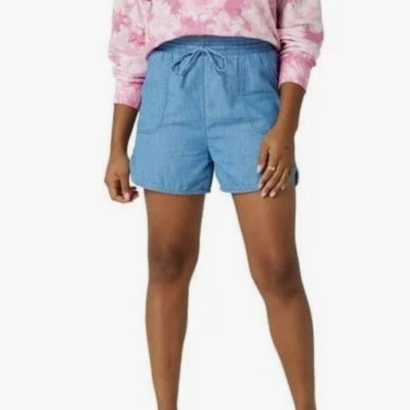 Wrangler Women's Stay Home Cotton Pull-On Shorts✨ - Picture 1 of 12